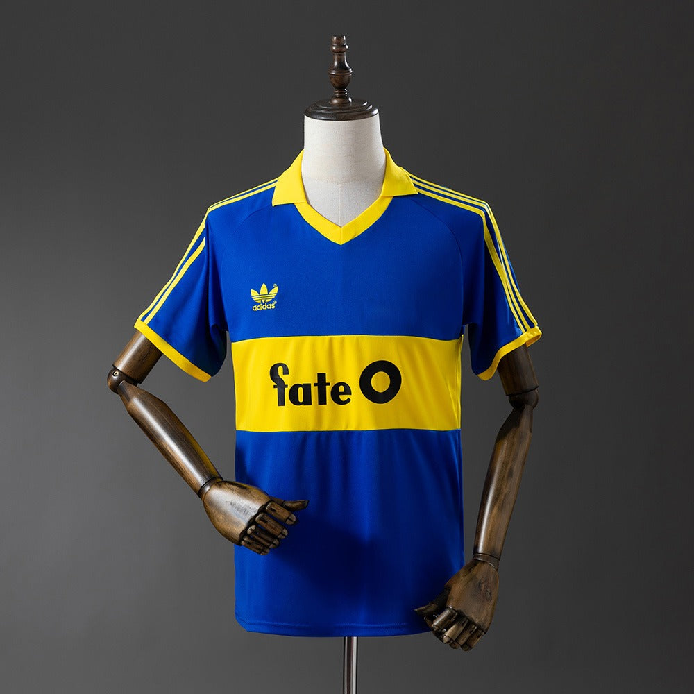 Boca Juniors 1986/88 Home Retro Kit front view