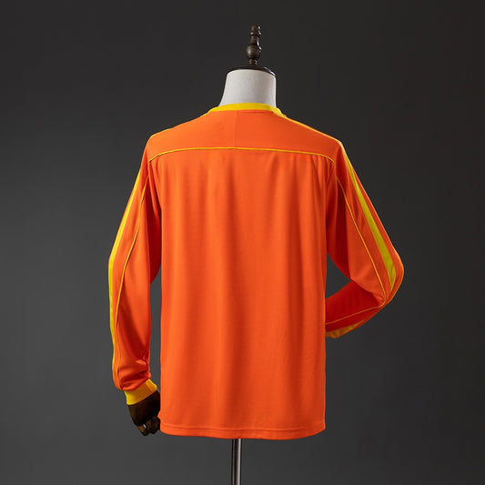 Brazil 1998 Goalkeeper Long Sleeve Retro Kit back view