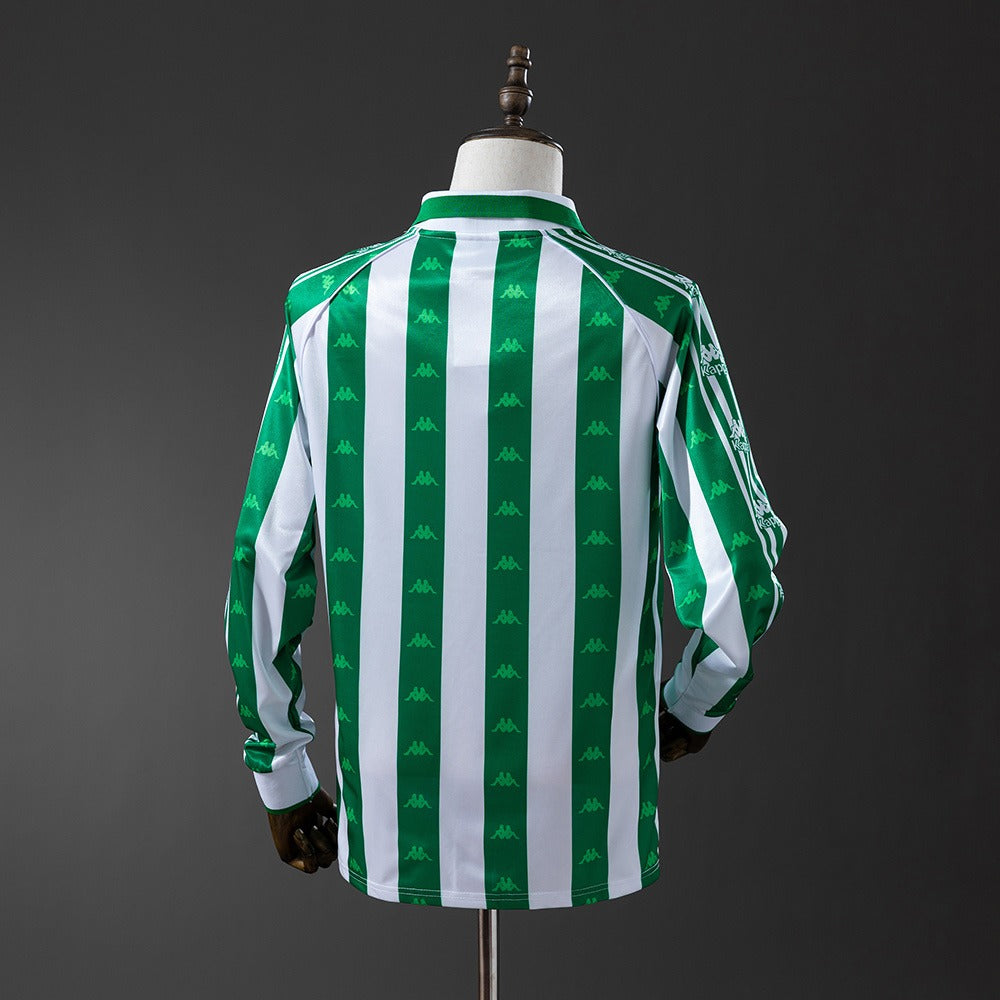 Real Betis 1995/97 Home Long Sleeve Retro Kit back view
