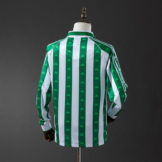 Real Betis 1995/97 Home Long Sleeve Retro Kit back view