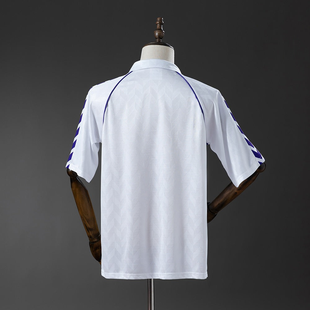 Real Madrid 1988 Home Retro Kit back view