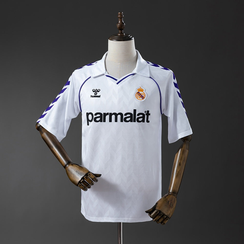 Real Madrid 1988 Home Retro Kit front view