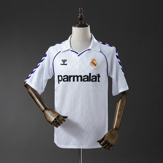 Real Madrid 1988 Home Retro Kit front view