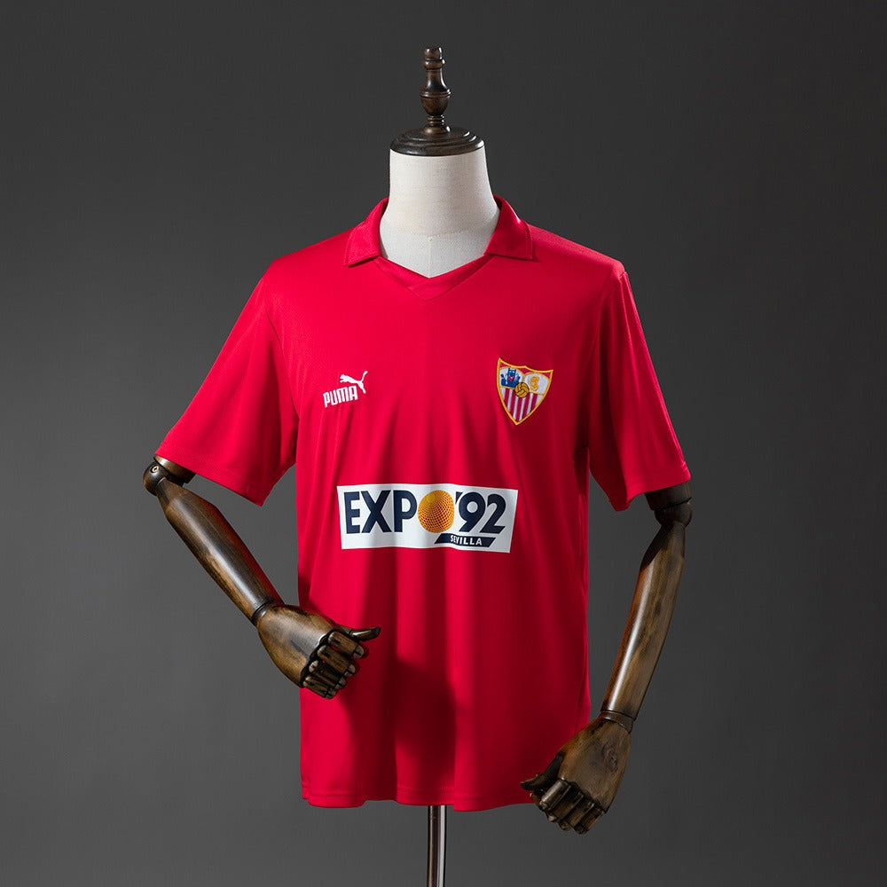 Sevilla FC 1987/90 Away Retro Kit front view