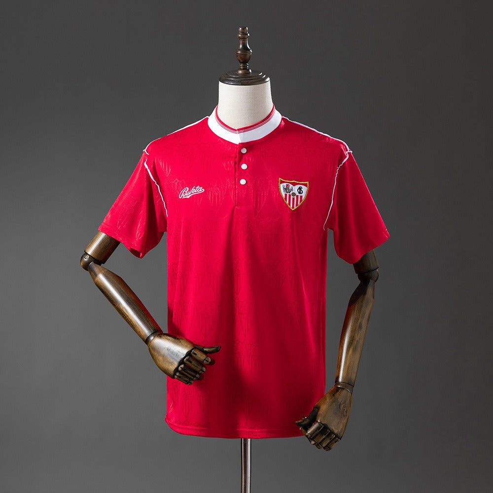 Sevilla FC 1991/92 Home Retro Kit front view