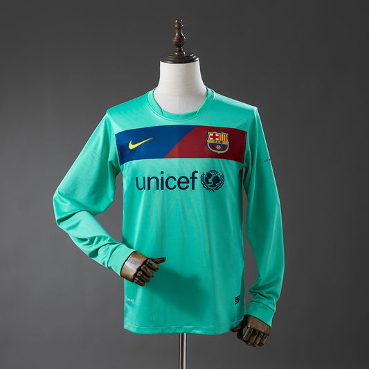 FC Barcelona Retro Away Kit 2010/11 Long Sleeve