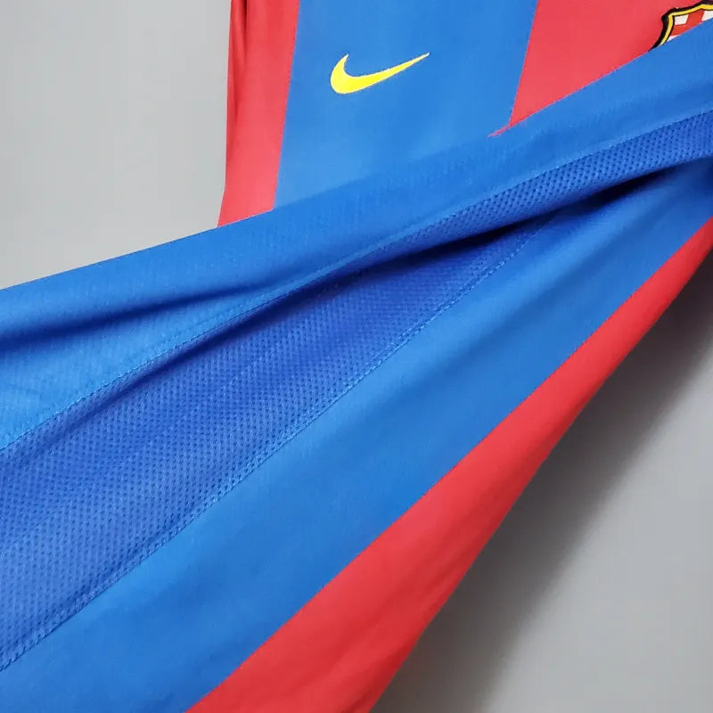 FC Barcelona Retro Home Kit 2006/07 Long Sleeve