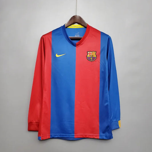 FC Barcelona Retro Home Kit 2006/07 Long Sleeve