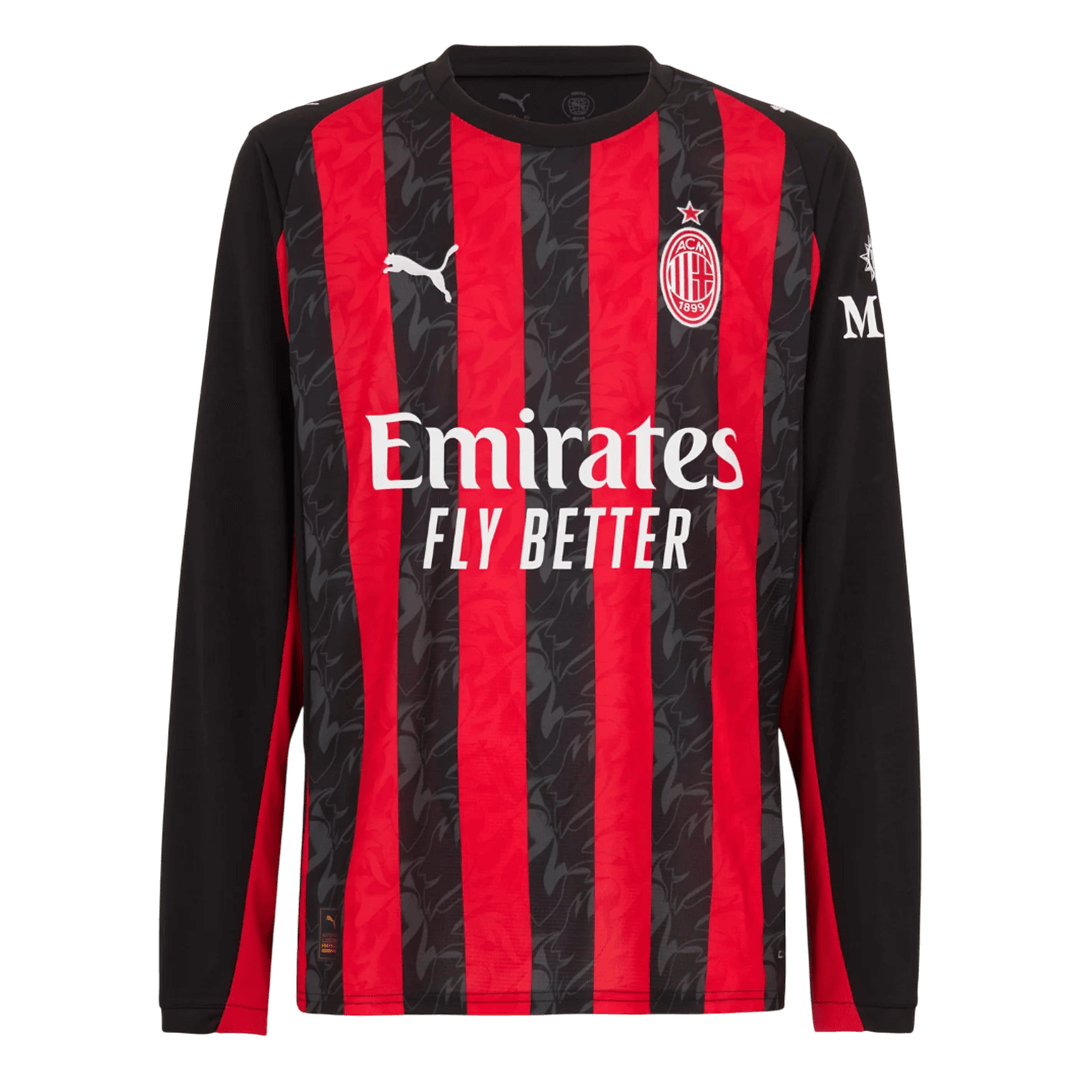 AC Milan Home Replica Long Sleeve Kit 2025/26