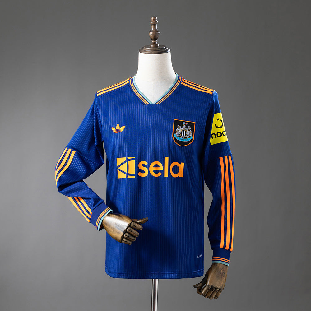 Newcastle United 2025/26 Away Stadium Long Sleeve Jersey